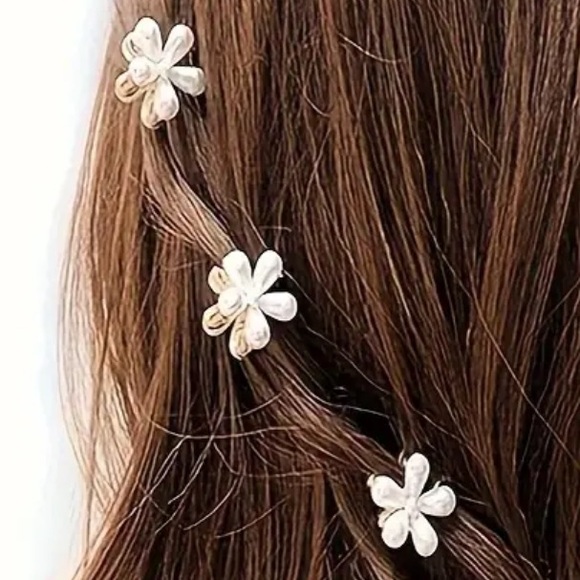 NEW Elegant Pearl Floral Summer Preppy Y2K Hair Accessories